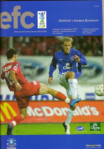 Everton FC v Dinamo Bucharest